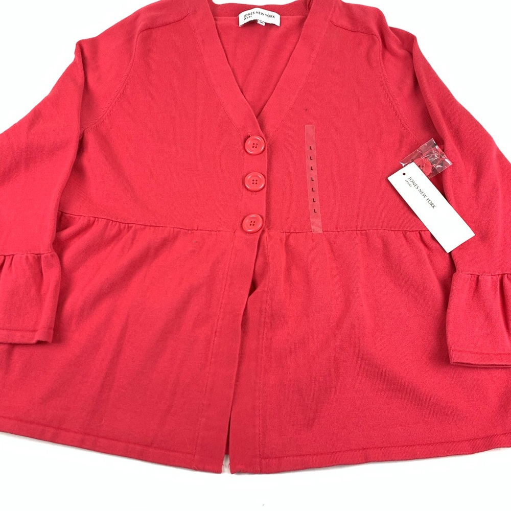 Jones New York-New with Tag-Coral-Large-